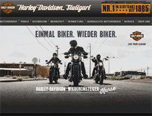 Tablet Screenshot of harley-davidson-stuttgart.de